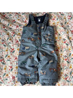 Children’s Place baby boy snow overalls pants 18-24 months